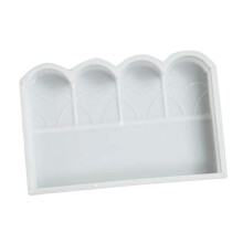 Concrete Fence Mold Reusable Plastic Cement Mould for DIY Garden Fence Panels and Courtyard Edging