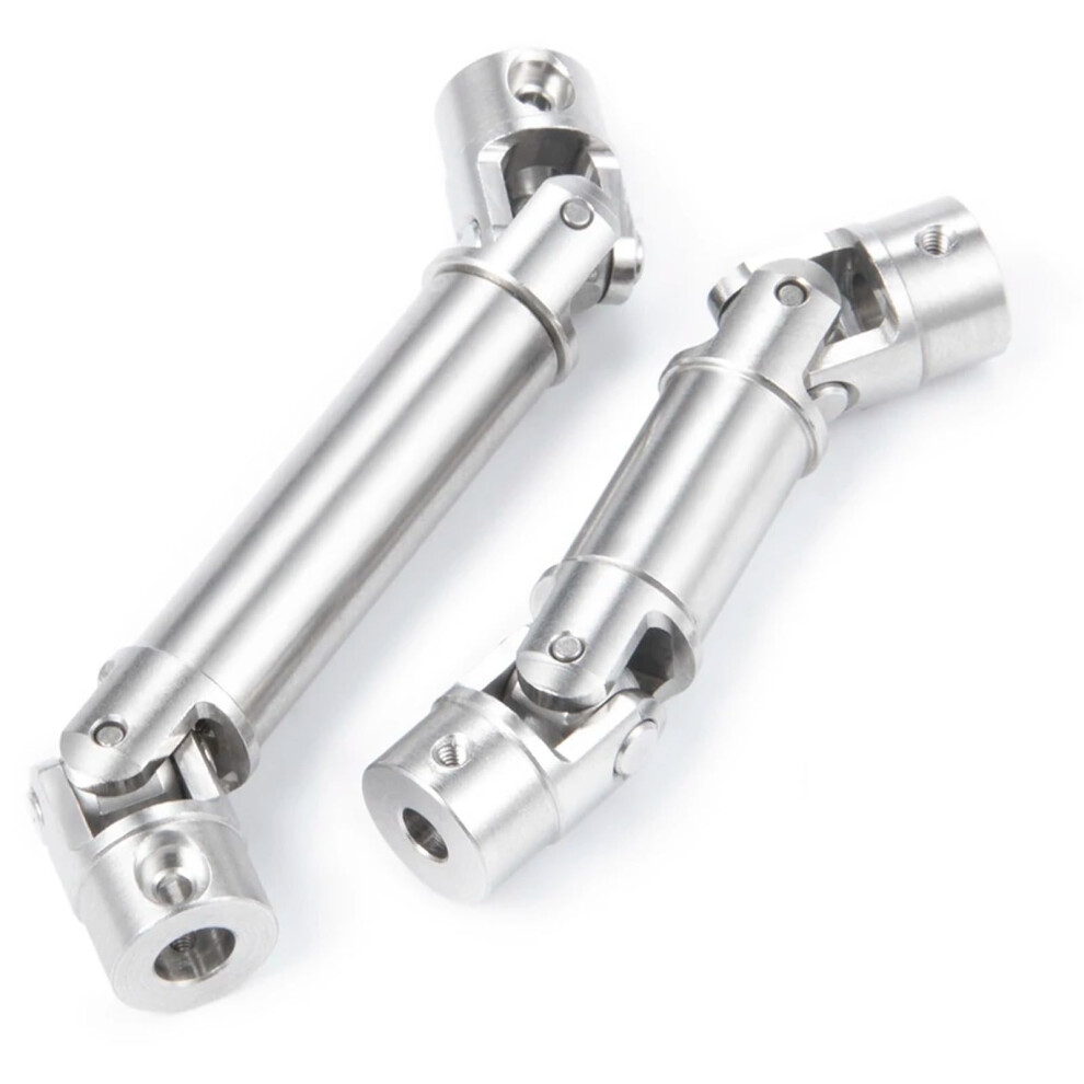 Metal Cvd Drive Shaft 2Pcs For Trx4m 1/18 Rc Crawler Car, Heavy Duty Center Driveshaft Upgrade, Enhanced Power Transfer 9771547657750