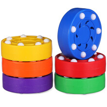 6Stk Street Hockey Pucks ABS Für Indoor Outdoor Training