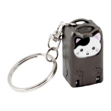 Cute Kitten Folding Nail Clipper Keychain Stainless Steel Multi Tool for Nose Hair And Wire Trimming New Arrival S06