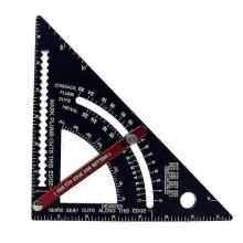 Aluminum Alloy Triangle Angle Ruler Protractor Woodworking Measuring Tool Convenient Positioning Angle Wear-Resistant New Arrival S06