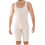 (3XL,Beige)Body Shaper For Men Slimming Compression Garment And Post Surgical Shapewear,plus Size 1