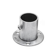 (25mm) Stainless Steel Closet Rod Flange Holder For Pipe (16mm/19mm/22mm/25mm/32mm)