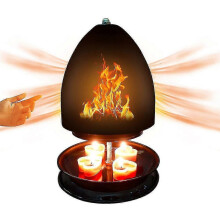 Tea Light Oven Double-walled Radiator Candle Heater for 6 Tealights Fireplace Mrkj
