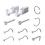 Nose Piercing Kit, Disposable Safe Sterile Piercing Unit , Nose Piercing Kit Tool 1