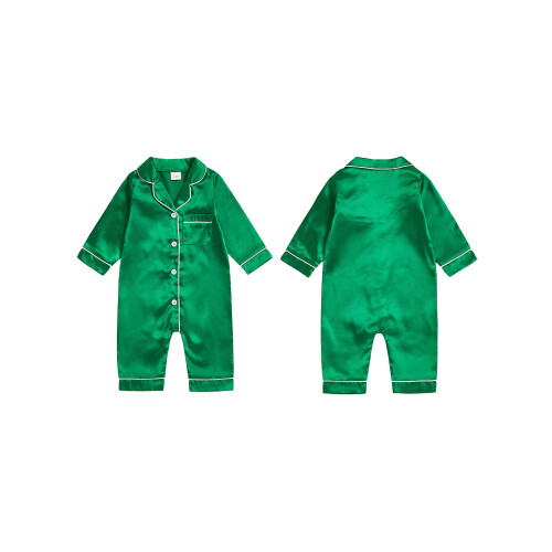 (18-24 Months, Green) Παιδικές Μονόχρωμες Πιτζάμες Κορίτσια Αγόρια 1