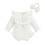 (1-3M, WHITE) Φθινοπωρινό ολόσωμο με και κουμπιά. 1