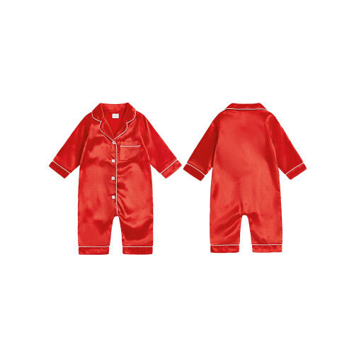 (3-6 Months, Red) Tuta intera per per dormire. 1