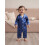(3-6 Months, Blue) Tuta intera per per dormire. 5