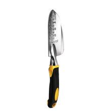 Stainless Steel Garden Transplanter Trowel with Ergonomic Comfort Grip for Planting and Weeding