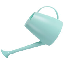 Garden Watering Can with Adjustable Spout and Fine Shower Spray, Ergonomic Blue Plastic Design for Indoor and Outdoor Plants