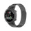 (Black)For Garmin Forerunner 45 / 45s / Swim 2 Milanese Replacement Wrist Strap Watchband 5