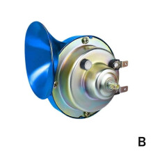(12V Blue) 12V 300DB Super Loud Train Horn Waterproof for Motorcycle Car Truck SUV Boat