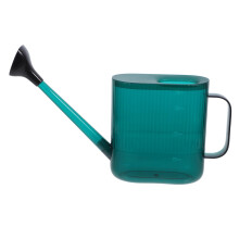 Plastic Long Spout Watering Can with Sprinkler Head, Ergonomic Grip for Indoor Plant and Garden Use