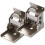 (2pcs, silver) 2/4pcs 90 Degrees Self-Locking Folding Hinge Anti-Corrosion Invisible Connector - Ri 1