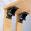 (2pcs, silver) 2/4pcs 90 Degrees Self-Locking Folding Hinge Anti-Corrosion Invisible Connector - Ri 2