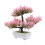 Pink Künstlicher Mini Bonsai Baum Plastik Schmuck Zuhause 1