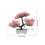 Pink Künstlicher Mini Bonsai Baum Plastik Schmuck Zuhause 2