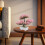 Pink Künstlicher Mini Bonsai Baum Plastik Schmuck Zuhause 7