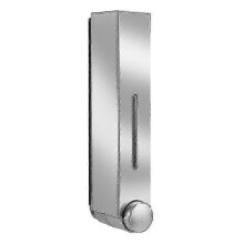 (single silver) 3 Chamber Water-resistant Wall Mount Soap And Shower Dispenser Hand Foam Dispenser Home Hotel Bathroom
