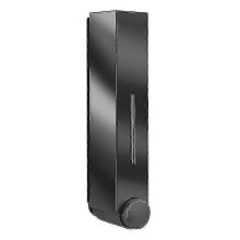 (single black) 3 Chamber Water-resistant Wall Mount Soap And Shower Dispenser Hand Foam Dispenser Home Hotel Bathroom