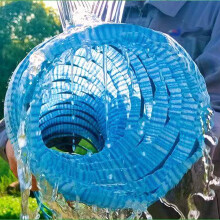 6 Inch Flexible French Drain Pipe with Filter Fabric, Steel Wire Reinforced Perforated Drainage Hose 7m