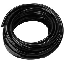 10m PVC Drip Irrigation Hose 8/11mm Flexible Garden Watering Tubing for Greenhouse, Weather Resistant Build