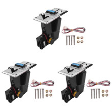 3X Multi Gettoniera Elettronico Roll Down 4P Port Selettore di Monete Elettronico Distributore Automatico Arcade Game Rimborso del Biglietto