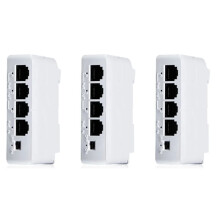 3 Pz 4 Porte da 1 un 3 Porte PoE Extender Passivo Collegabile nel Cascata IEEE802.3Af 100 Mbs per Ripetitore Trasmissione IP NVR IP