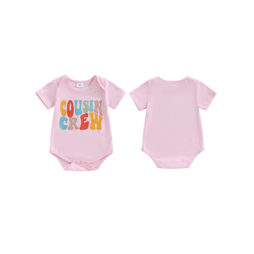 (90, Pink) Combinaison bébé à body bébé 1