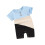 (6-12 Months, Blue) Combinaison bébé à pour bébé 1
