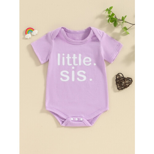 (6-12 Months, Purple) Βρεφική φόρμα με για αδερφάκια. 1
