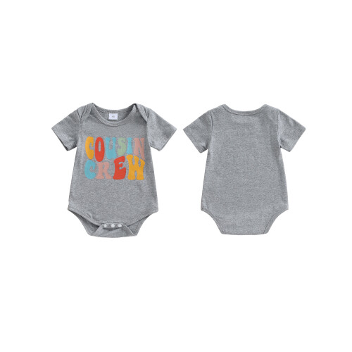 (90, GRAY) Combinaison bébé à body bébé 1