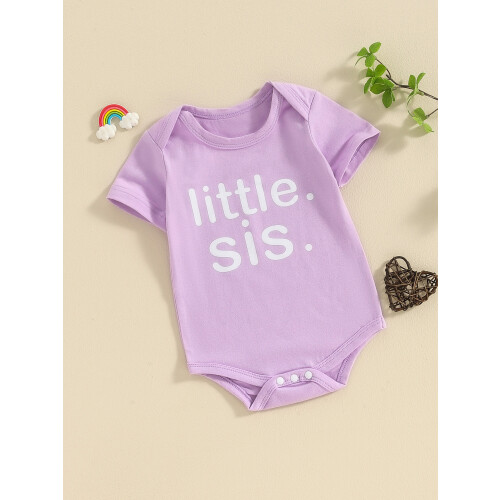 (6-12 Months, Purple) Βρεφική φόρμα με για αδερφάκια. 2