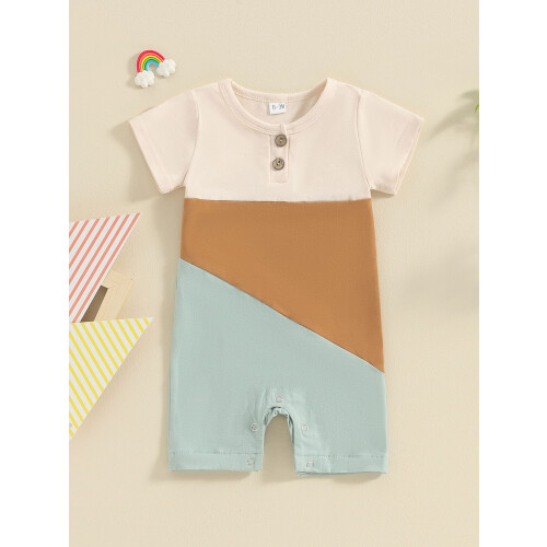 (3-6 Months, Beige) Combinaison bébé à pour bébé 1