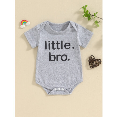 (3-6 Months, Gray) Βρεφική φόρμα με για αδερφάκια. 1