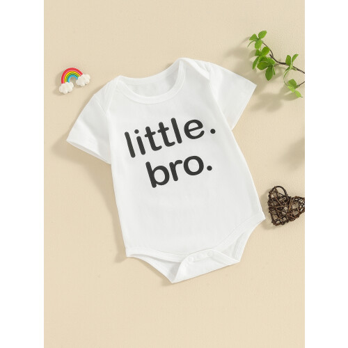 (12-18 Months, White) Βρεφική φόρμα με για αδερφάκια. 2