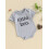 (3-6 Months, Gray) Βρεφική φόρμα με για αδερφάκια. 3