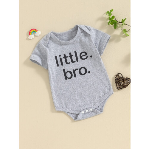 (3-6 Months, Gray) Βρεφική φόρμα με για αδερφάκια. 2