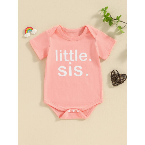(0-3 Months, Pink) Βρεφική φόρμα με για αδερφάκια. 1