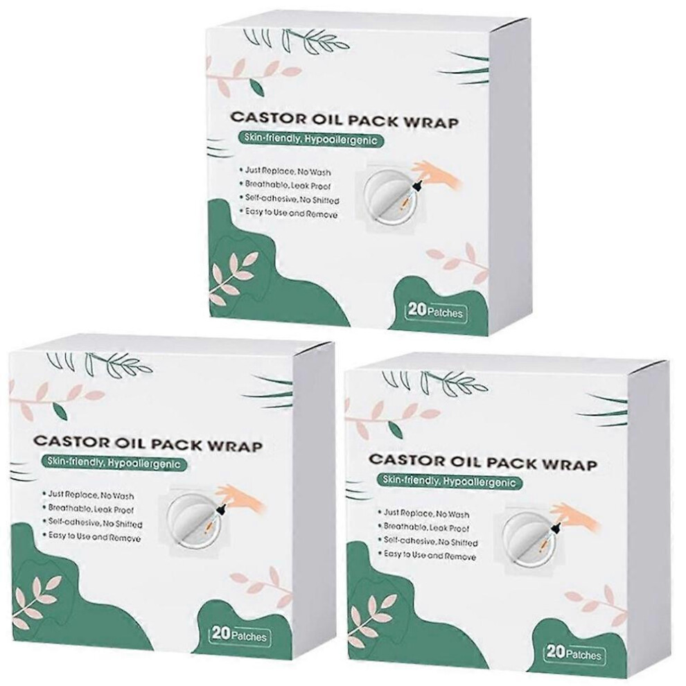 (3boxes) Castor Oil Belly Button Patch Castor Oil Patches Castor Oil Patch 20pcs/boxed