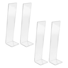 Acrylic Hair Stand 4Pcs Transparent 20x4.6x5cm