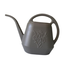 Watering Can 4L Ergonomic Comfort Grip Leakproof Design for Indoor Outdoor Plants, Dark Gray