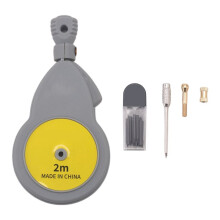 Boussole Ă Ruban Ă Mesurer Rotape avec 10 Mines de Crayon, Boussole Ă Faisceau de Mesure pour Dessiner des Cercles et des Lignes avec un Ruban Ă