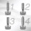 2 Pcs Hand Retractable Spring Plunger Stainless Steel Lock Out M6 Type Quick Release Pins for Rolling Toolbox Packout - Pengj 5