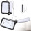 Rectangular Reading Magnifier with 5 Led Lights, 2 Intensity Modes And 2x Magnification 2