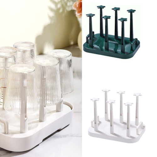 Quick Drainage Cup Rack Large Capacity Upside Down Teas Cup-1 2