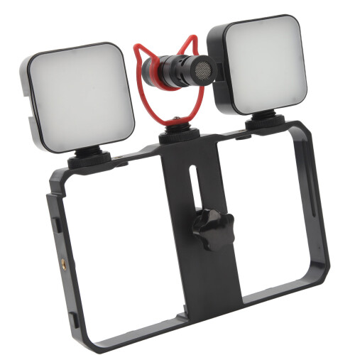 Camera Cage Live Kit 446g Aluminum/ABS 6500K 2