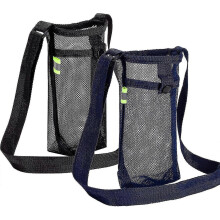 (Black x Navy blue)2pcs Water Bottle Holder Water Bottle Carrier With Adjustable Shoulder Strap For Sports Hiking Camping