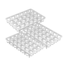 3Pcs Seed Starter Trays and Nursery Plant Pots with Rack, RootFriendly Design, Efficient Drainage, Indoor Outdoor Gardening